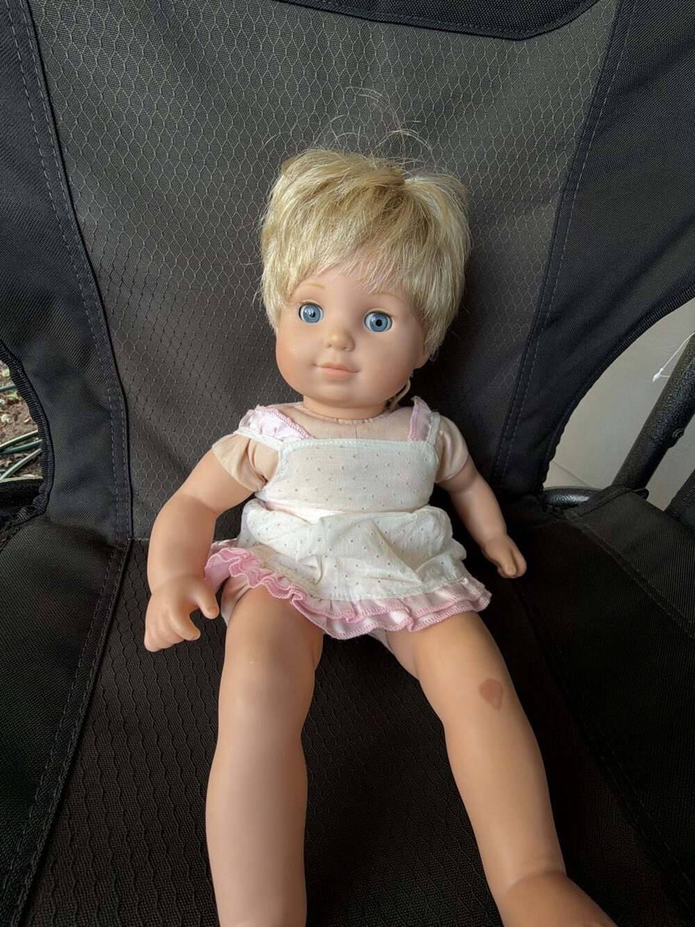 American Girl Bitty Baby Doll 2002 Blonde Hair Blue Eyes